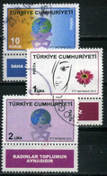 Turkey 2012 - Mi. 3930 Zf -3932 Zf O | Ensuring Equal Opportunities For Men And Women - Used Stamps