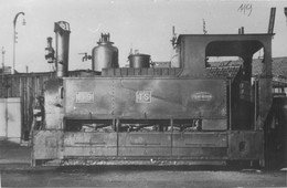 Tramway De La Sarthe TS Locomotive 119 Blanc-Misseront PHOTO Chemins De Fer Vapeur Steam - Trains