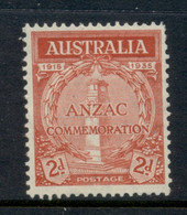 Australia 1935 ANZAC Gallipoli Landing 20th Anniv. 2d MLH - Nuevos