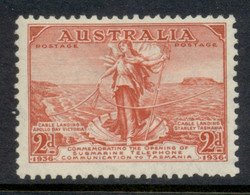 Australia 1936 Tasmanian Telephone Cable 2d MLH - Neufs