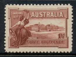 Australia 1927 Parliament House Canberra MLH - Ongebruikt