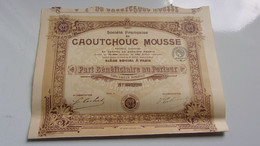 Française Du CAOUTCHOUC MOUSSE - Other & Unclassified