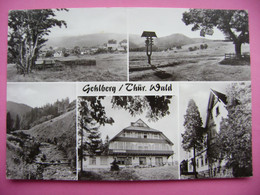 Gehlberg / Thür. Wald: Teilansicht, "Wilden Gera", FDGB-Erhohungsheim Daheim, Frieden - Stamp Tramway 1986, Used - Suhl