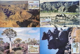 Namibia Mi# 671-4 Used On Maxicard Set - Tourism Landscapes - Namibia (1990- ...)