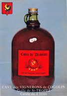 COGOLIN - Cave Des Vignerons - Golfe De Saint-Tropez - Carafe De 4 Litres Côtes De Provence - Cogolin