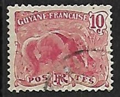 GUYANE N°53 - Oblitérés