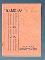 (esperanto)  Jarlibro 1953 (PPP23930) - Dictionnaires