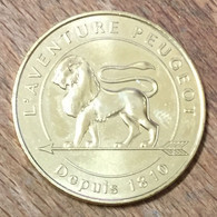 25 SOCHAUX L'AVENTURE PEUGEOT MDP 2019 MÉDAILLE SOUVENIR MONNAIE DE PARIS JETON TOURISTIQUE MEDALS COINS TOKENS - 2019