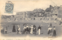 CPA 62 WIMEREUX LA PLAGE ET LES VILLAS - Sonstige & Ohne Zuordnung