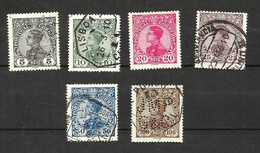 Portugal N°155, 156, 158 à 160, 163 Cote 5.10 Euros - Used Stamps