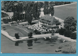 La Neuveville - Hôtel Rousseau - Vue Aérienne Photo Véritable Circulé 1958 - La Neuveville