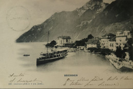 Suisse (SZ) Brunnen // Schiff - Bateau 1900 - Altri & Non Classificati