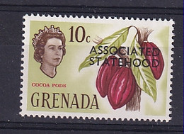 Grenada: 1967   'Associated Statehood' OVPT   SG268   10c    MH - Grenada (...-1974)