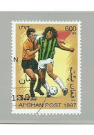 TIMBRE AFGHANISTAN COUPE DU MONDE DE  FOOTBALL FRANCE 1998 OBLITERE - Afghanistan