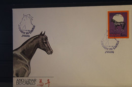 Macao 1990, Jahr Des Pferdes, FDC - Autres & Non Classés