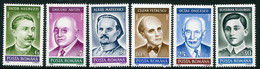 ROMANIA  1992 Personalities MNH / **.  Michel 4830-35 - Nuevos