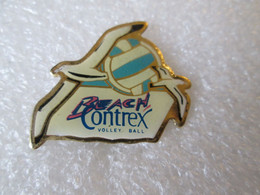 PIN'S   CONTREX  BEACH   VOLLEYBALL - Volleyball