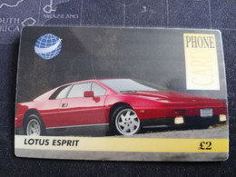 GREAT BRITAIN   2 POUND  LOTUS ESPRIT     AUTOMOBILES/RACING CARS /SPORT CARS  PREPAID      **3264** - [10] Collections