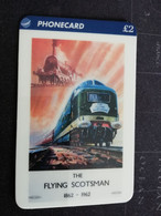 GREAT BRITAIN   2 POUND  THE FLYING SCOTSMAN       TRAINS/RAILWAY   PREPAID      **3270** - Verzamelingen