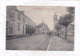 CPA :  14 X 9  -  FRENEUSE.  -  Vue Sur La Place - Freneuse