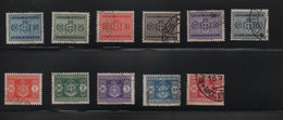 1945 RSI Luogotenenza Segnatasse Serie Cpl US - Mint/hinged