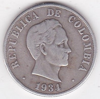 Colombia. 50 Centavos 1934. Argent. KM# 274 - Colombia