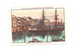 Sète Hérault Bien 73 X 50 Mm Bien Pub: Chocolat Lombart Didactique Au Dos - Lombart