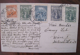 1929 AK CPA Tchécoslovaquie Cover Tschechoslowakei Praha Czechoslovakia - Covers & Documents