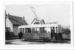 DIJON Ou Environs (21) Photographie Format Cpa Tramway électrique De Dijon Gros Plan 1952 - Dijon