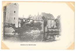 Cpa: 79 SAINT LOUP SUR THOUET - Le Château (rare, Précurseur) Ed. Hachette - Saint Loup Lamaire