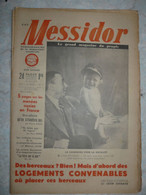 Messidor Le Grand Magazine Du Peuple CGT N° 71 Juillet 1939 Léon Jouhaux Natalité Logement Nazisme Journal Ancien RARE - Other