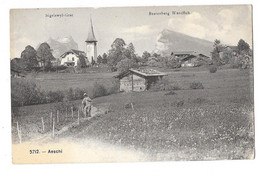 AESCHI (Suisse) Vue De L'église Et Du Village - Aeschi Bei Spiez