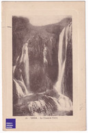 Rare Carte Postale Ancienne Algérie Saida - La Chute De Titfrit Cascade Petite Animation D1-29 - Saïda