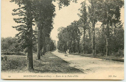 DEP 95 MONTIGNY LES CORMEILLES ROUTE DE LA PATTE D'OIE - Montigny Les Cormeilles