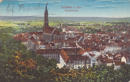 34) LANDSHUT A. D. ISAR - Gesamtansicht Mit Tollen HAUS DETAILS - 1918 !!! - Landshut