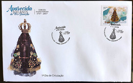 Brazil Stamp FDC Selo Nossa Senhora Aparecida Jubileu 300 Anos - Ungebraucht