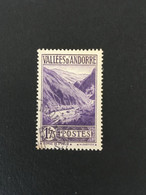ANDORRE - 1938  - YT 40A 1,75 Fr Type Georges De St Julia Obl. C.à.d - Used Stamps