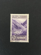 ANDORRE - 1938  - YT 40A 1,75 Fr Type Georges De St Julia Obl. C.à.d - Gebraucht