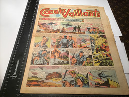 Cœurs  Vaillants  1953  Numéro18Le Trésor De La Vallée Perdue En L état - Vaillant