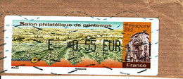 2012 - Vignette D'affranchissement  Salon Philatélique De Printemps EPERNAY - Ecopli 0,55€ - Sur Fragment - 1999-2009 Vignette Illustrate