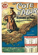 06 - Chemins De Fer De L'état -Reproduction De L'affiche T 171:  LA COTE D'AZUR - Other & Unclassified