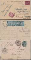 Lot 3 Cartes Postales Taxées - Altri & Non Classificati