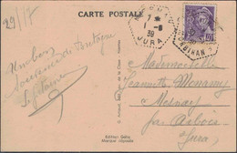 Morbihan - Larmor - Cachet Hexagonal à Tirets - 1939 - Other & Unclassified
