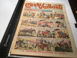 Cœurs Vaillants  1952 Le  Trésor De La Vallée Perdue Numéro 48 - Vaillant