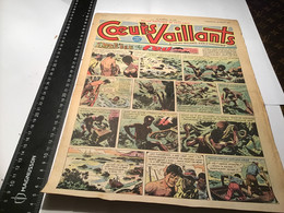 Coeurs Vaillants 1951 L île De Feu Yann  Chez Le Cannibale Numéro 11 - Vaillant