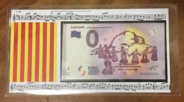 13 AUBAGNE CAPITALE DES SANTONS 2016 AVEC ENCART N°96 BILLET 0 EURO SOUVENIR ZERO 0 EURO SCHEIN PAPER MONEY BANKNOTE - Essais Privés / Non-officiels