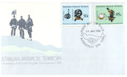 (P 34) Australia (7 Covers) Antarctic Territory - FDC