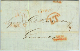 94302 - RUSSIA  - POSTAL HISTORY - PREPHILATELIC Cover From ODESSA To ITALY 1840 - ...-1857 Prephilately