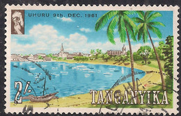 Tanganyika 1961 - 64 QE2 2/-d Waterfront Used SG 116 ( L862 ) - Tanganyika (...-1932)