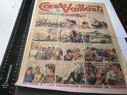 Coeurs Vaillants 1951 L île De Feu Yann  Chez Le Cannibale Numéro 52 - Vaillant